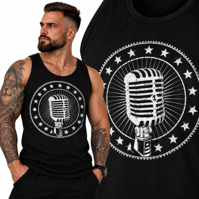 TANK TOP HORROR 50S DOO WOP SOCK